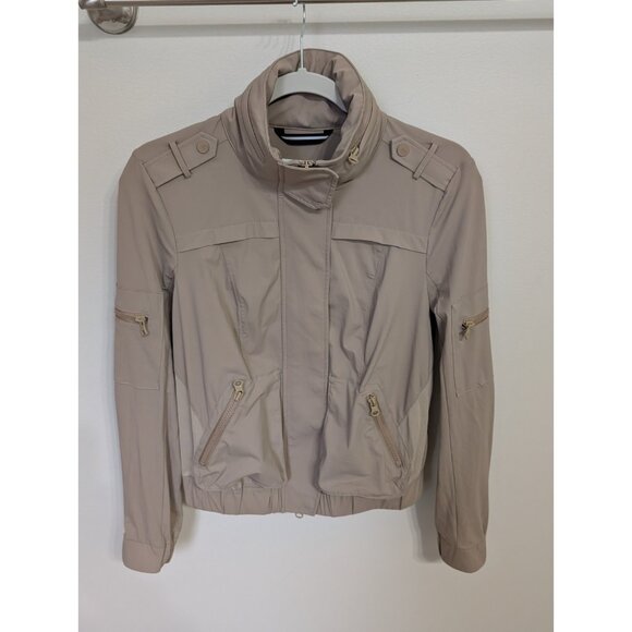 Blanc Noir Mastermind 2.0 Jacket Tan Military Hood Size S Full Zip Cargo - Picture 1 of 11